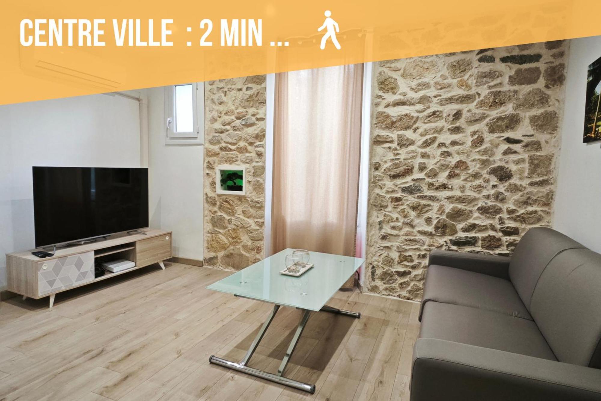 Appartement Tout Confort A 2 Pas Du Centre Ville 欧巴涅 外观 照片