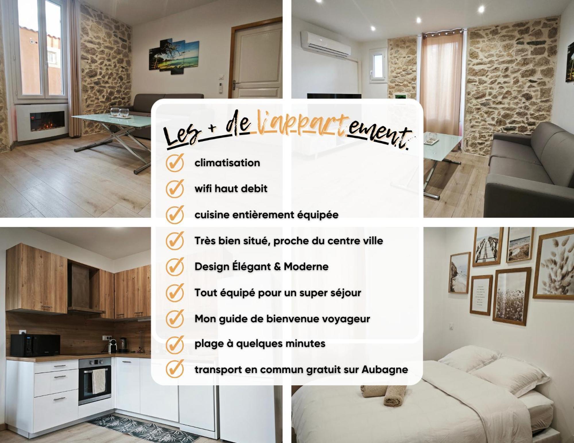 Appartement Tout Confort A 2 Pas Du Centre Ville 欧巴涅 外观 照片
